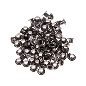   EXTOL CRAFT fűzőlyuk (szegecskarima/patentszegecs) klt. 100 db, sötétszürke, nikkelezett, bőrlyukasztókhoz