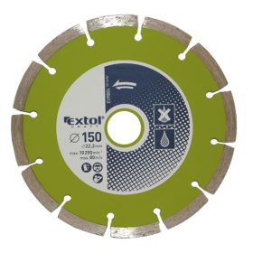   EXTOL CRAFT gyémántvágó szegmenses; 125×22,2mm, max.12.250 ford/perc