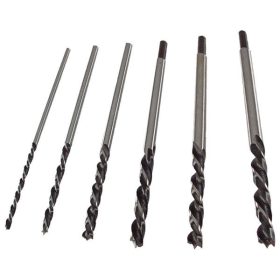   EXTOL CRAFT fafúró klt., műanyag tartóban; 6db, 300mm×6-8-10-12-13-14mm