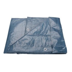   EXTOL CRAFT takaróponyva, vízálló, de nem UV álló; 100g/nm, 10×15m névleges méret, valós méret: 9,8×14,7 m,PE, lefűző lyukakkal