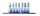 7 részes 1/4˝-os furatos torx bitfejkészlet  sínen 2107PR