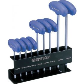   9 részes T-nyelű torx imbuszkulcs készlet T10-T50  21309PR