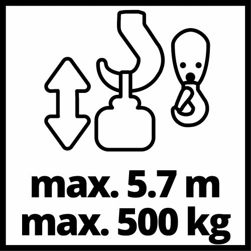 Einhell TC-EH 500 elektromos emelő