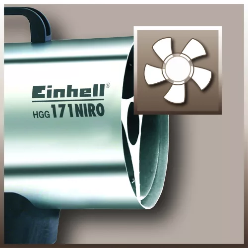 Einhell HGG 171 N gázos hőlégfúvó
