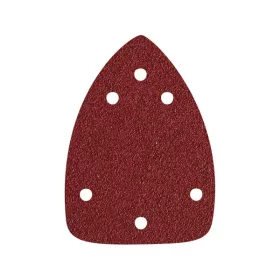   EXTOL PREMIUM delta csiszolópapír, lyukas klt. 10db, 97×140 mm; 6 db lyukkal, P120, 407130 csiszológéphez