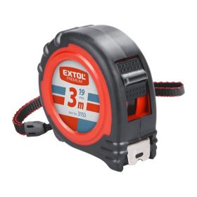   EXTOL PREMIUM mérőszalag, gumírozott, 2 stoppos; 10m×25mm