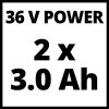 Einhell AGILLO Kit (2x3,0Ah) akkus fűkasza