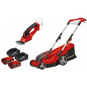Einhell GE-CM 36/37 Li Set (2x3,0Ah) akkus fűnyíró szett