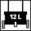 Einhell GC-SR 12 szórókocsi