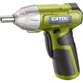   EXTOL CRAFT akkus csavarbehajtó, Li-ion; 3,6V, 1300 mAh, ford.: 180 1/min