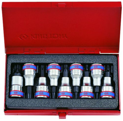 9 részes 1/2˝-os torx bitfej készlet L=55mm  4109PR