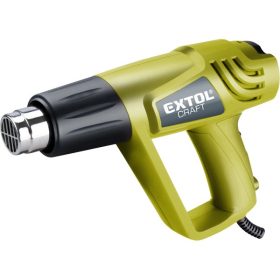   EXTOL CRAFT hőlégfúvó, 2000W két fokozatú, 1000W/2000W; 350/550°C, 300/500 L/perc