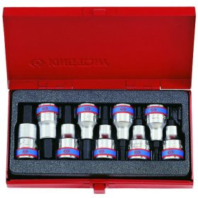 9 részes 1/2˝-os hatszög bitfejkészlet  L=55mm 4110PR