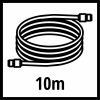 Einhell Fonatos magasnyomású tömlő 1/4" 10 m kompresszor tartozék