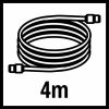 Einhell Spiráltömlő, 4m kompresszor tartozék