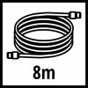 Einhell Spiráltömlő, 8m kompresszor tartozék