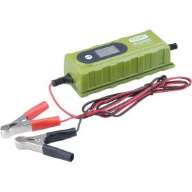   EXTOL CRAFT akkutöltő, autós, mikroprocesszoros, intelligens; 0,8/3,8 Amp, 4-120Ah, DC 12V/6V