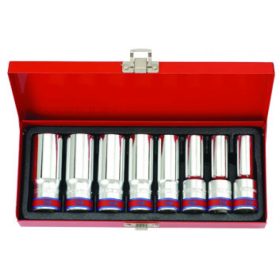   8 részes 1/2˝-os kézi hosszú dugókulcs készlet coll 12*SAE 4208SR
