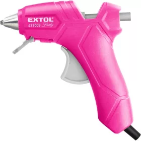   EXTOL LADY melegragasztó pisztoly, 25 W, stift átmérő: 7,2 mm, Extol Lady, bliszteren