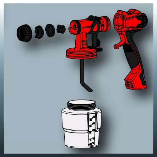 Einhell TC-SY 600 S festékszóró