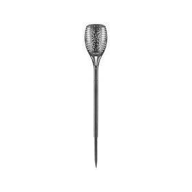   EXTOL LIGHT éjszakai, kerti LED lámpa, lángoló fáklya hatás, 1W; 35 Lm, napelem+szenzor, Ni-Mh akku, 800mAh, kerti, leszúrható, 79cm