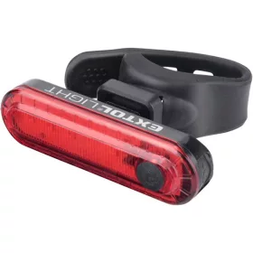   EXTOL LIGHT LED lámpa, biciklis, hátsó piros LED; 30 Lm, ABS ház, USB újratölthető beépített Li-ion polimer akku, 220 mAh