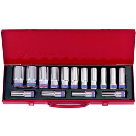   15 részes 1/2˝-os kézi hosszú dugókulcs készlet 6* 4315MR