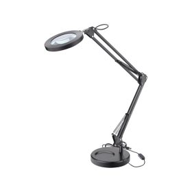   EXTOL LIGHT nagyító LED lámpa, asztali, 7 W COB, 2400 Lm, 5× nagyítás; mechanikusan állítható rögzítés, USB töltőkábel