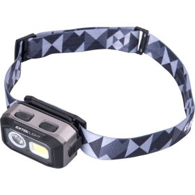   EXTOL LIGHT LED fejlámpa, Osram+COB, 500 Lumen; tölthető akkuval+AAA elemmel is, 4 funkció, cseppálló: IPX4