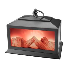   EXTOL LIGHT LED lámpa, dekorációs, láng hatású, sárga fényű, elem nélkül