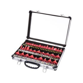   EXTOL PREMIUM felsőmaró klt.  35db, (alu kofferben) ; 8mm-es befogással, keményfém lapkás