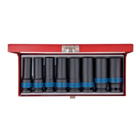   8 részes 1/2˝-os gépi hosszú dugókulcs készlet 4410MP01