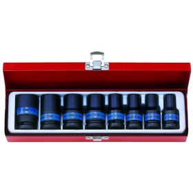   8 részes 1/2˝-os gépi vékonyfalú dugókulcs készlet 4413MP