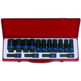   15 részes 1/2˝-os gépi hosszú dugókulcs készlet 4415MP03