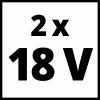 Einhell 18V 2x3,0Ah PXC Starter Kit 2 db akku + töltő
