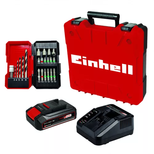Einhell TE-CD 18/2 Li-i +22 (1x2,5 Ah) akkus ütvefúró-csavarozó szett