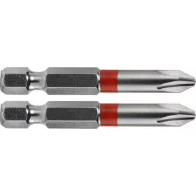   FORTUM behajtóhegy PH, 2 db, S2 acél; PH 3×50mm, bliszteren