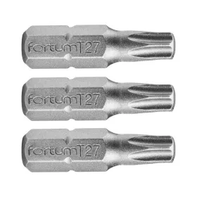   FORTUM behajtóhegy TORX, 3 db, S2 acél; T 20×25mm, bliszteren