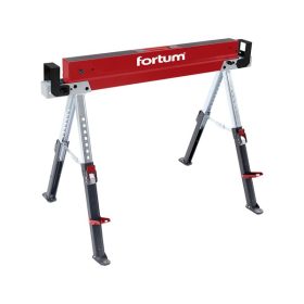   FORTUM asztalosbak/fűrészbak állítható, összecsukható; 615 - 820 mm, max. terhelés: 590 kg, saját tömeg: 13 kg