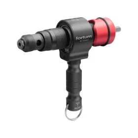   FORTUM adapter klt. fúrógéphez, 2 az 1-ben, popszegecsekhez és POP-NUT szegecsanyákhoz, 15 db, FORTUM