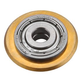   FORTUM vágókerék a 4770808, 4770810, 4770812 csempevágókhoz, titánium-volfrám-karbid, 22×6×6 mm, csapágyas