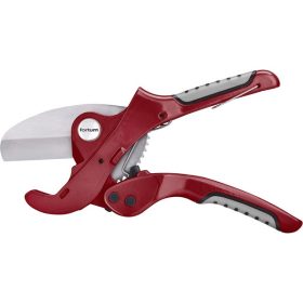   FORTUM műanyagcső vágóolló, max.: 42mm, (PVC, PPR, PP, PE, PEX, PB, PVDF csövekhez), ALU test, SK5 acél penge