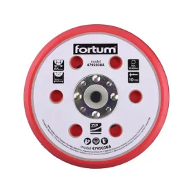   EXTOL tartalék gumi talp 4795038 rotációs csiszológéphez, 6"/150mm, 6+16 db lyuk, tépőzáras, 12.000 f/perc, vastagság:10mm