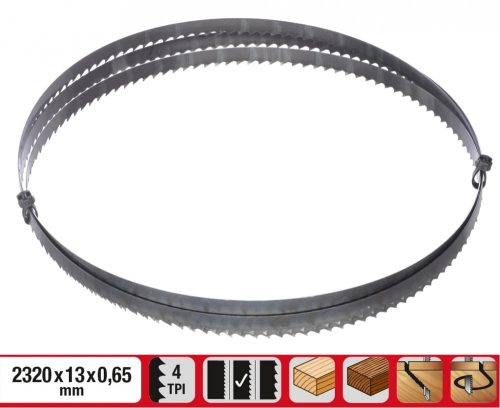 Einhell Szalagfűrészlap 2320x13x0,65 TPI4 szalagfűrész tartozék