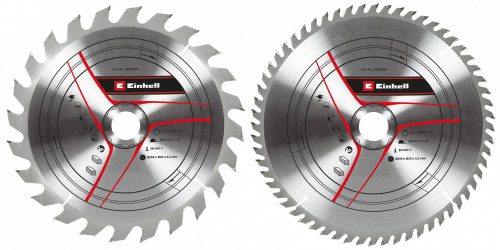 Einhell Fűrészlap 250x30mm, 2 részes, 24 és 60 fogas körfűrész tartozék