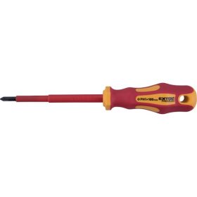   EXTOL PREMIUM csavarhúzó szigetelt 1000V, PH2×100 mm, CrV., VDE, GS