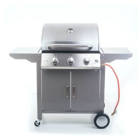   N2 gázgrill, 3 égőfej + ajándék nyomáscsökkentő,  Oklahoma