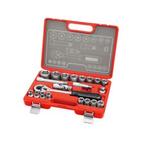   EXTOL PREMIUM dugókulcs klt., CV., racsnis 45fog ; 1/2" 21db, 10-32mm