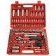 EXTOL PREMIUM dugókulcs klt., CV., racsnis 45fog ; 1/4" és 1/2", 94db, 4-32mm, 32db bit(lapos, kereszt,imbusz,torx), gyertyakulcs16&21