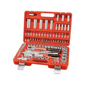   EXTOL PREMIUM dugókulcs klt., CV., racsnis 45fog ; 1/4" és 1/2", 108db, 4-32mm, 35db bit(lapos, kereszt,imbusz,torx), gyertyak.16-21mm